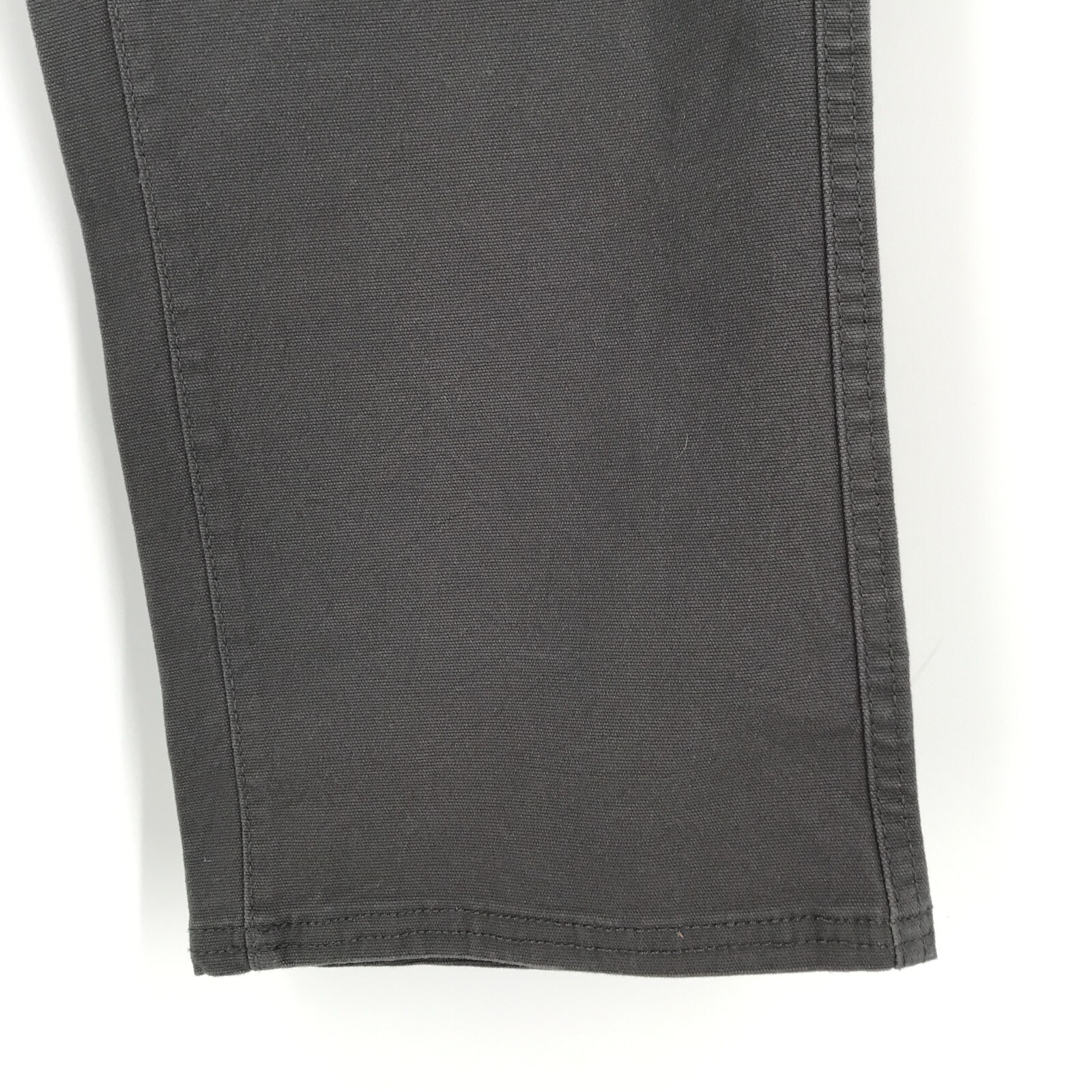 Weatherproof Vintage Mens Pants 34x29 Gray Relaxed Fit Canvas Flex