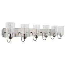 Kira Home Armada II 48" 6-Light Modern Over Mirror Vanity / Bathroom Light BN/CB