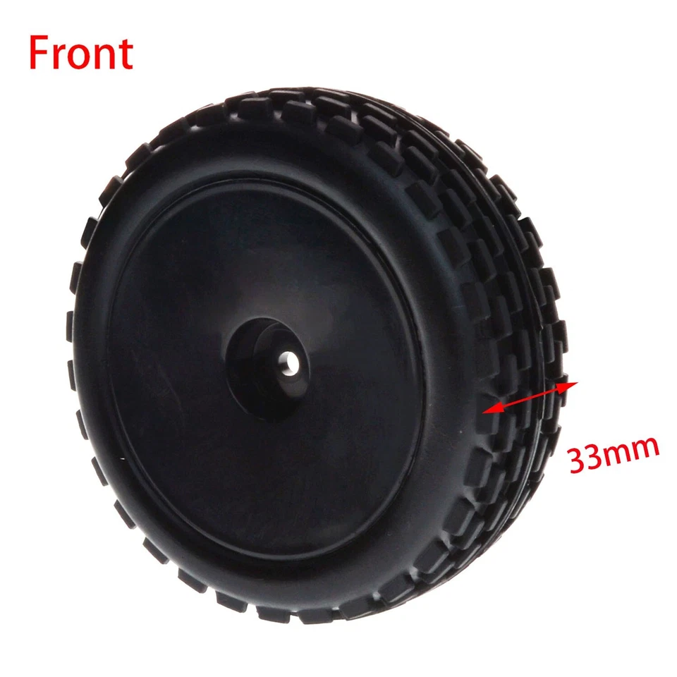 1/10 Front Rear Wheels Rim Tires Set For Tamiya 2WD Buggy RC Car Model - Image 4 of 4