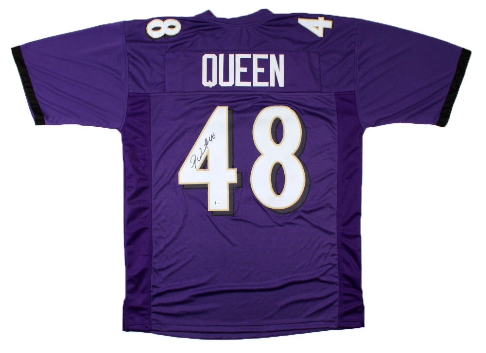 Nike Baltimore Ravens No48 Patrick Queen Purple Team Color Men's Stitched NFL Limited Therma Long Sleeve Jersey