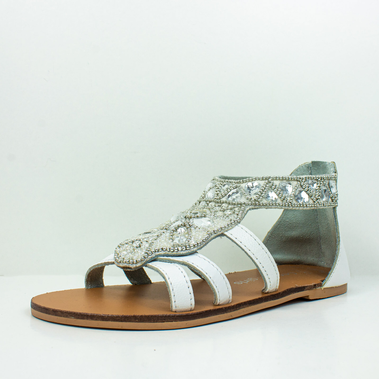 womens size 12 silver sandals