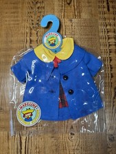 Vintage 15  Madeline Doll Blue Dress Coat Plaid Outfit Eden