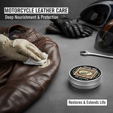 Mink Oil Leather Care Cream Conditioner Protector Shoes Bags Jacket Polish