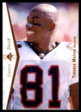Terance Mathis 1995 SP #22 Atlanta Falcons NFL READ FREE SHIPPING AutographDen