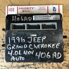 1996 96 Jeep Cherokee XJ 4.0 4X4 AT ECU ECM E...