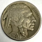 1927-P Buffalo Nickel 5C Very Fine FULL DATE Philadelphia Actual Coin Shown-2141