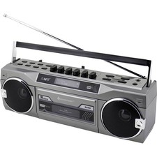 soundmaster Retro Kassettenrecorder mit Radio DAB+, FM Kassette, DAB+, UKW,