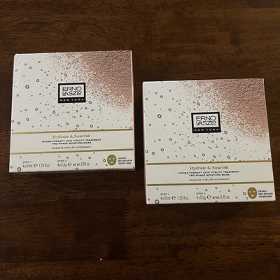 TWO (2) Erno Laszlo New York Hydrate & Nourish, Hydra- Therapy Treatment