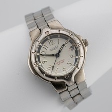 GUESS Waterpro Three-Hand Quartz Analog Women's Watch Sz. 5 1/2" New Battery
