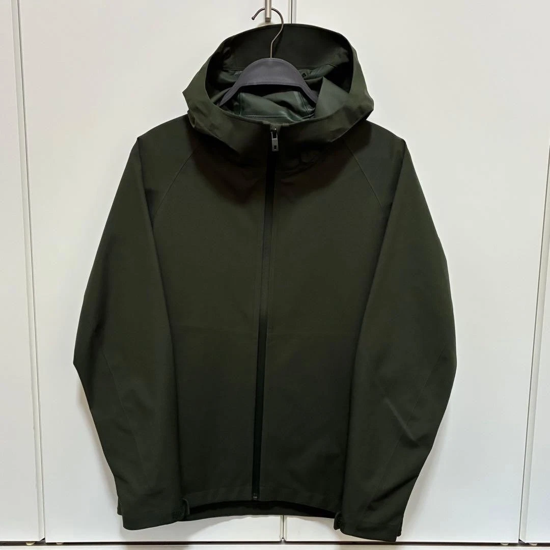 UNIQLO BlockTech Parka 3D Cut Olive Mens Size S Near Mint Japan image 1