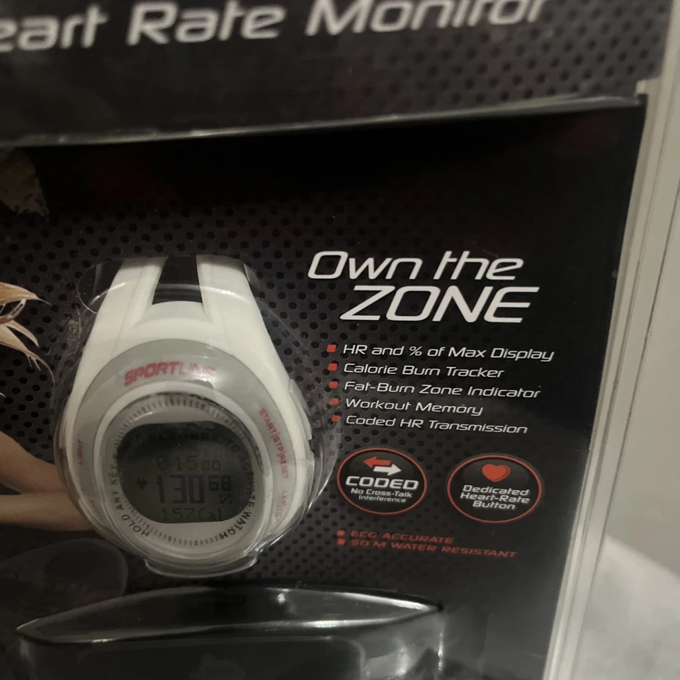 ¡Nuevo! Monitor de ritmo cardíaco Sportsline Elite Cardio para mujer 660 codificado sellado de fábrica Foto 3 de 4