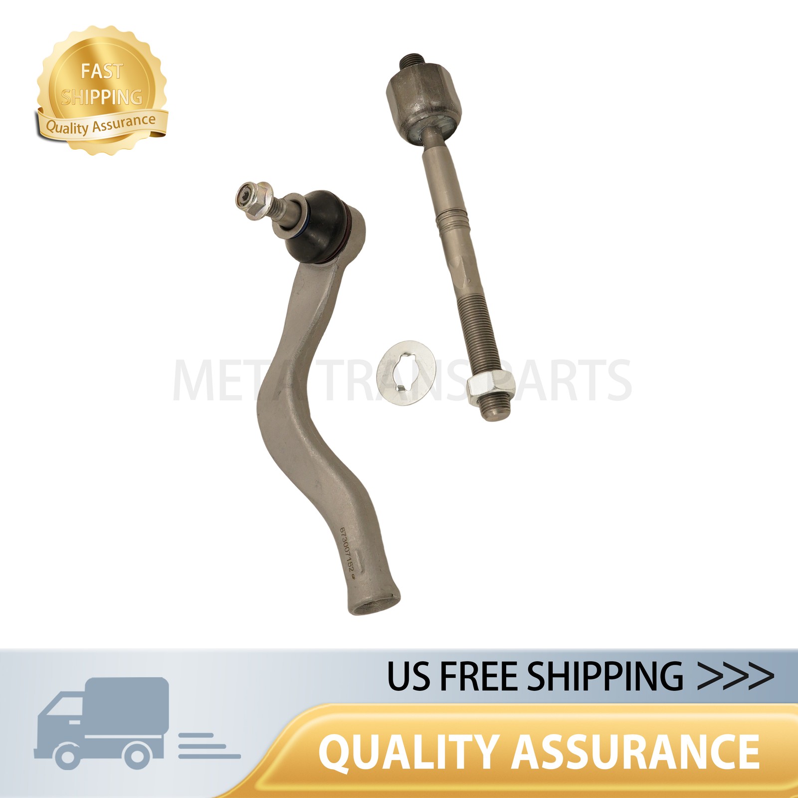Right Inner Tie Rod Ball Joint For 2019-2023 Maserati Levante 673007162 US