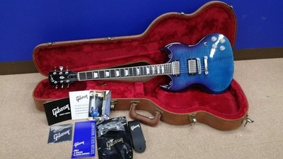 [Gibson] SG Modern Blueberry Fade USA 2019 Solid Body E.Gitarre mit Hartschal...