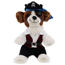 SUPER SOFT PLUSH - ST. BERNARD DOG PIRATE DRESS UP