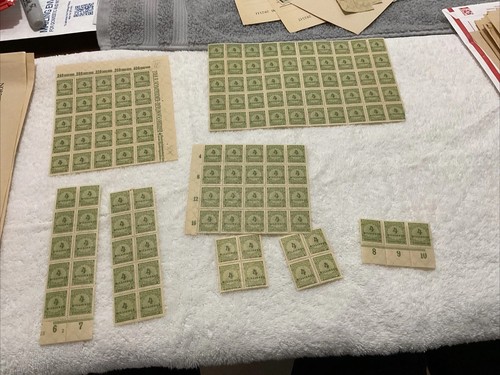 GERMANY-(-1923-)-4.000.000 Mark-INFLATION lot Of Blocks /FAULTS-SEE PHOTOS.#5