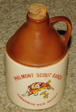 VINTAGE Boy Scout BSA PHILMONT SCOUT RANCH JUG NEW MEXICO Made in USA