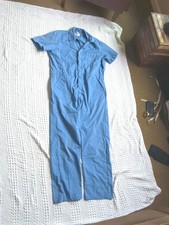 Dickies Short Sleeve Coveralls Size 42 Blue Mens Lightweight