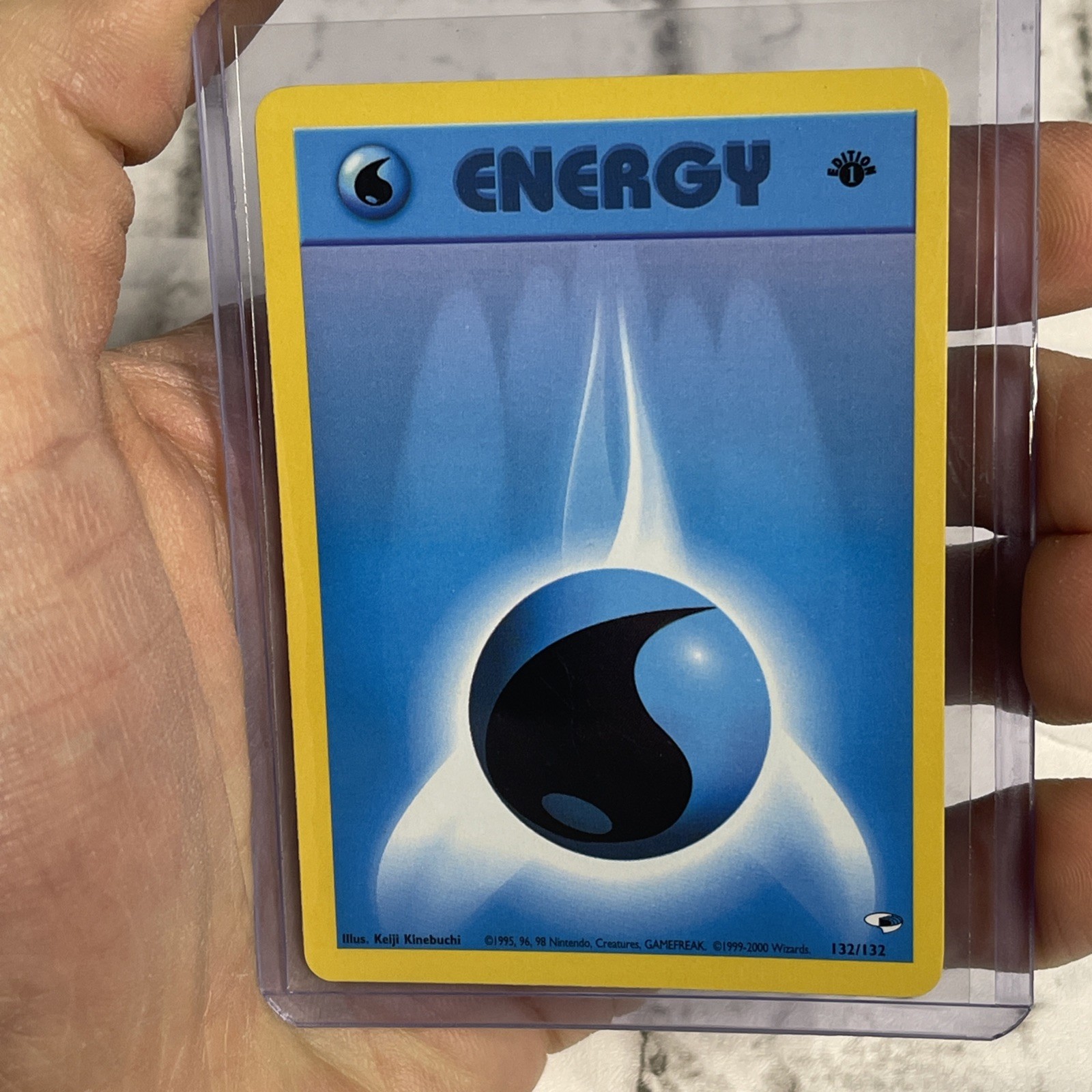 Pokemon Gym Heroes Card 132/132 Water Energy NM/MT Vintage Pokémon 1st Edition