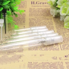 30 Pcs 10 ML Refillable PP Perfume Bottles Transparent Spray Bottles