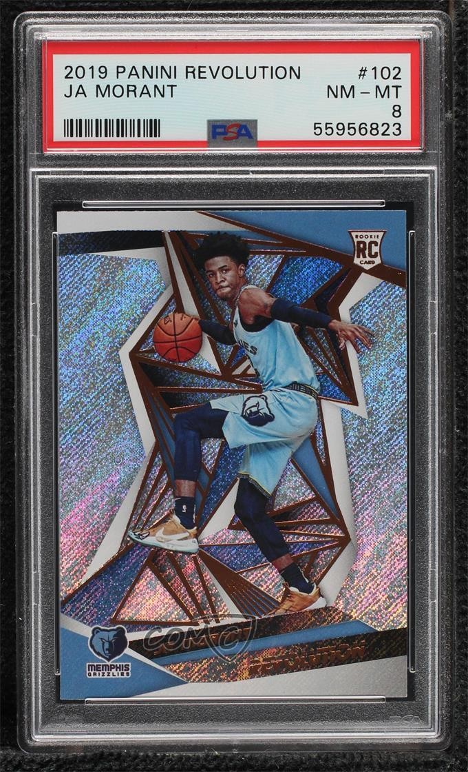 2019-20 Panini Revolution Rookies Ja Morant #102 PSA 8 Rookie RC 01sb