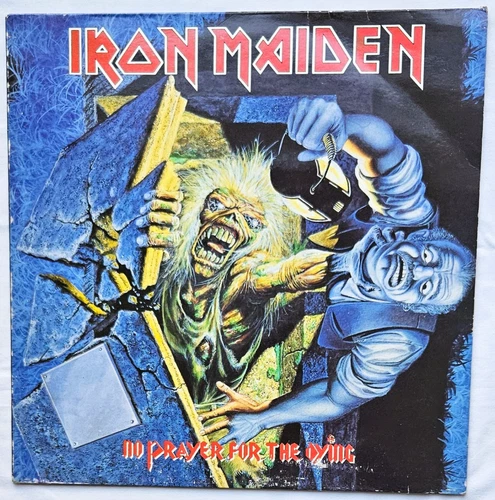 IRON MAIDEN No Prayer For The Dying UK LP EMI EMD 1017 VG+/VG 1990 + Inner