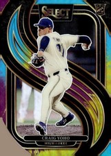 CRAIG YOHO RC 2025 Panini Select /25 Tie-Dye #183 ROOKIE Brewers Premi ID:159356