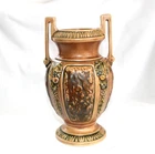 Antique Roseville Pottery Florentine Vase with Handles 8.25" Arts & Crafts