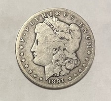 1891-CC Good Morgan Silver Dollar