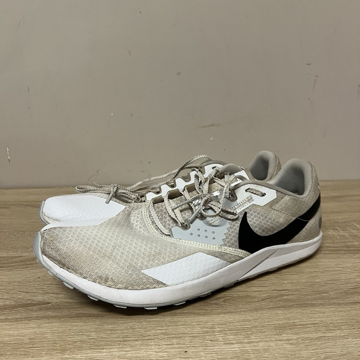Nike Rival Waffle 6 Mens 12 White Athletic Running Shoes DX7998