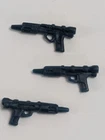 (3x) 1980 Star Wars Bespin Blaster Kenner Blue Gun Weapon Accessory