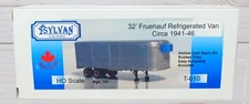 Sylvan Scale Models T-010, 32' Fruehauf Refrigerated Van 1941-46 Kit, 1/87 HO