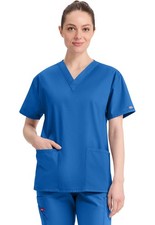 Dickies Scrubs EDS Signature V Neck Top 86706 ROWZ Royal Free Shipping