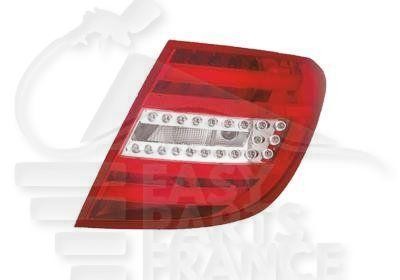 Feu arrière droit LED finition origine pour Mercedes Classe C berline 09/11-11/13
