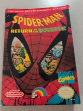 Nintendo Entertainment System NES Spider-Man Return Of Sinistar Six Tested