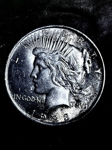 1923 P  PEACE DOLLAR  BEAUTIFUL BLAZER  CH BU+  (r)