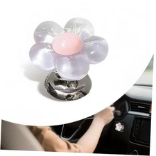 Car One-Button Start Button, Flower Engine Start Stop Button Joystick purple