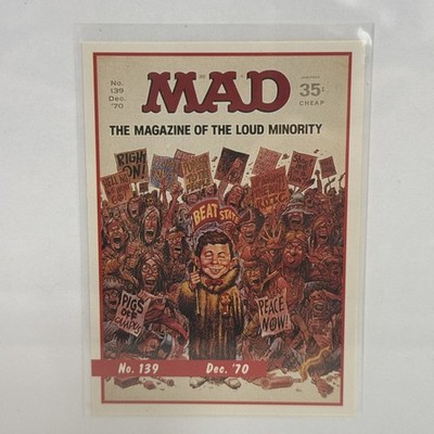 1992 MAD Magazine card #139 Dec 1970 The Magazine Of The Loud Minority