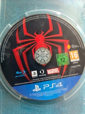 Marvel Spider-Man Miles Morales PS4 Disc Only CUSA-17776 USK 12