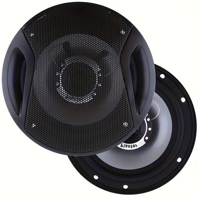 2x6.5 inch 400W Coaxial Speakers Full-Range+Dust Covers& Wires Car Audio Upgrade