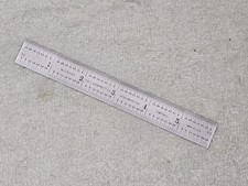 STARRETT NO. C604R 6" RULE