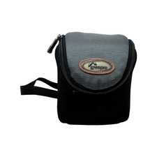 Lowepro Compact Camera Case Bag Black Gray Padded with Shoulder Strap Belt Loop