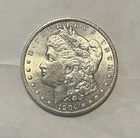 1904 AU+ Details Morgan Silver Dollar