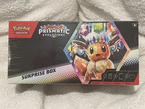 Pokémon TCG: Prismatic Evolutions Surprise Box - Scarlet & Violet - NEW & SEALED