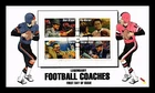 US COVER LEGENDARY FOOTBALL COAHCES FDC SETENANT DYNAMITE HAND COLORED