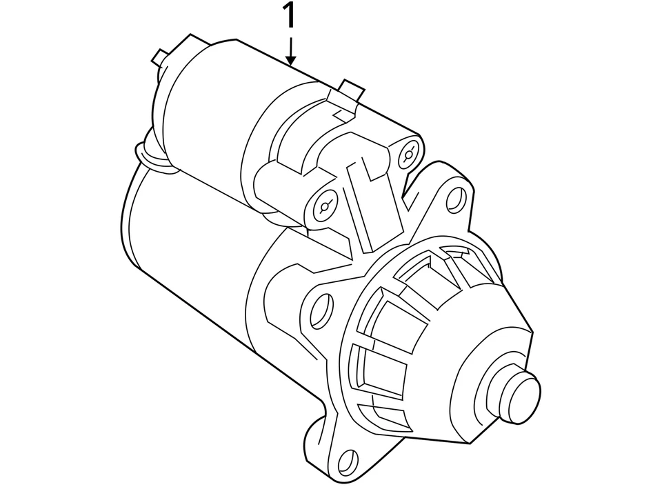 Ford Mustang 1997-2004 motor de arranque de coche solenoide OEM N1HWV Foto 4 de 4