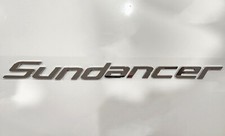 1Pc Chrome SUNDANCER LETTERS EMBLEM BADGE FOR SEA RAY BOAT 24.25