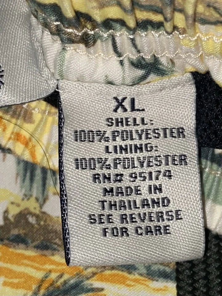 Swim Trunks Swim Shorts XL Hawaiian - Image 3 of 4