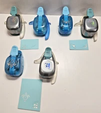 6 EK SUCCESS CORNER PUNCHES BLUE AND GRAY LOT WHALE TALE LEVER