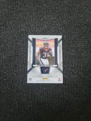 2022 Panini Xr Football Dameon Pierce Rookie Patch Auto 161/199