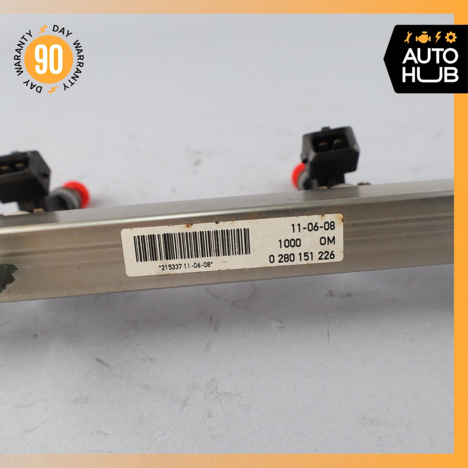 Maserati GranTurismo M145 Fuel Injection Rail Line w/ Injectors Left OEM 23k
